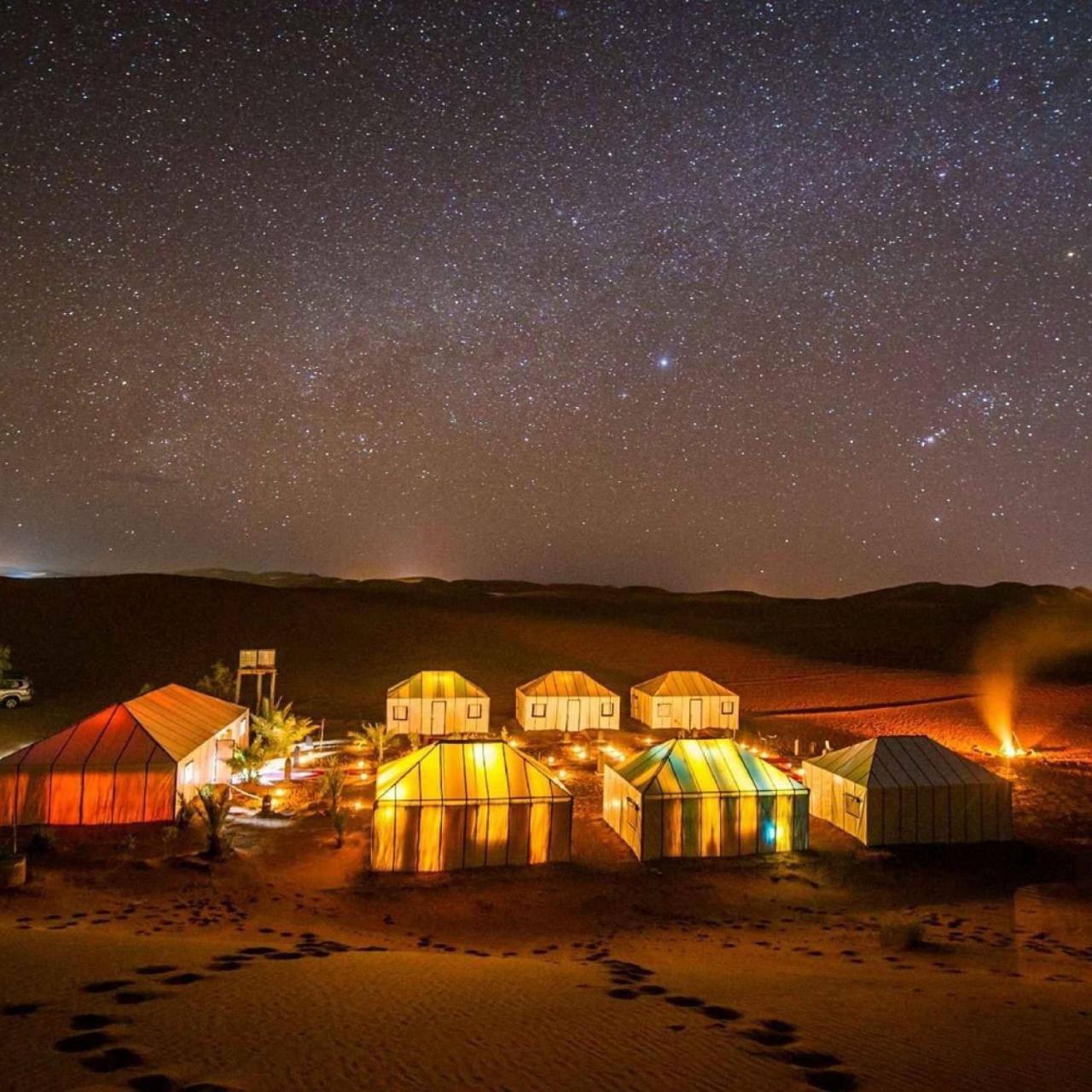 Sahara Luxury Glamping Hotel Merzouga Ngoại thất bức ảnh